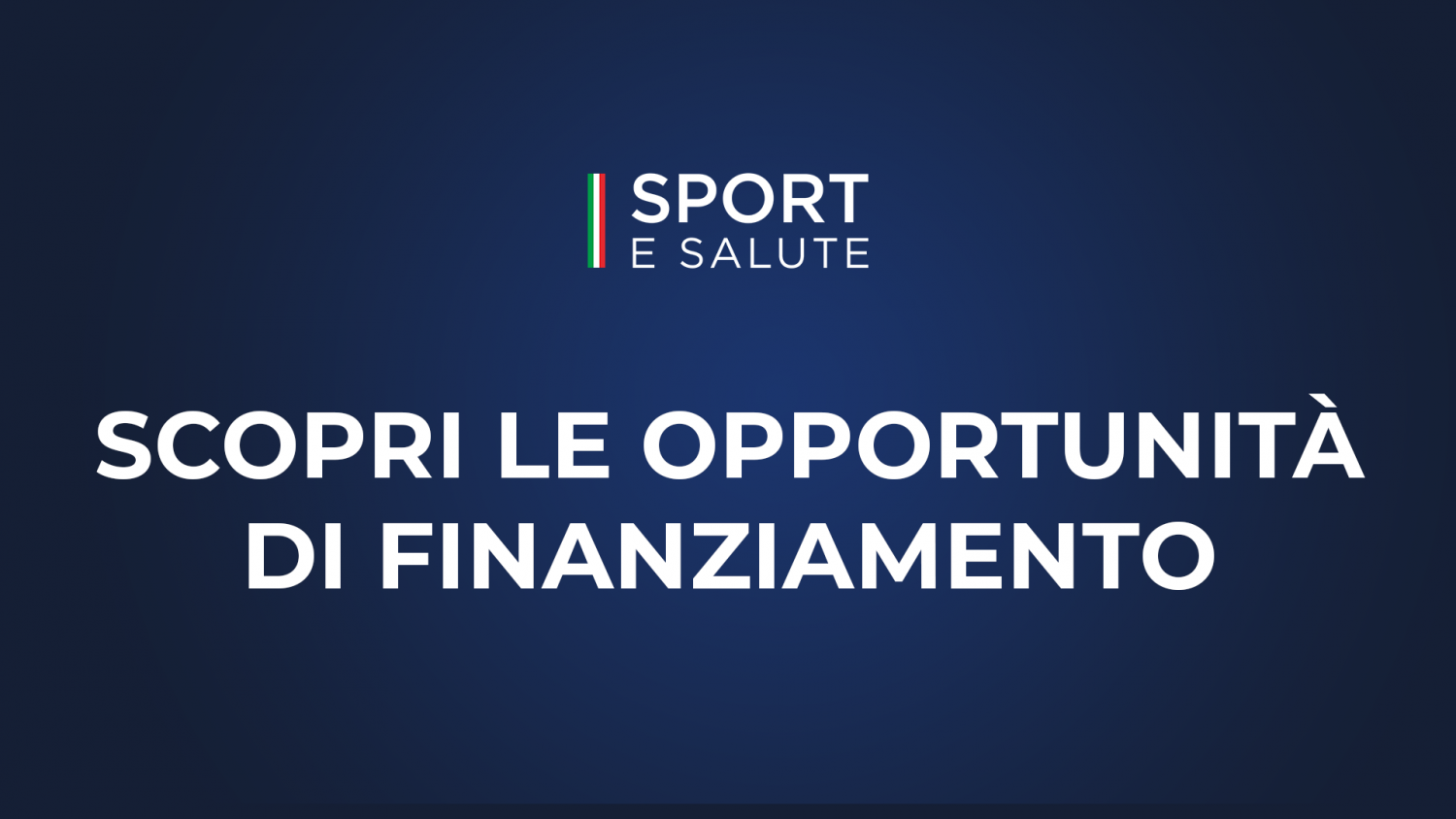 sport salute bandi avvisi