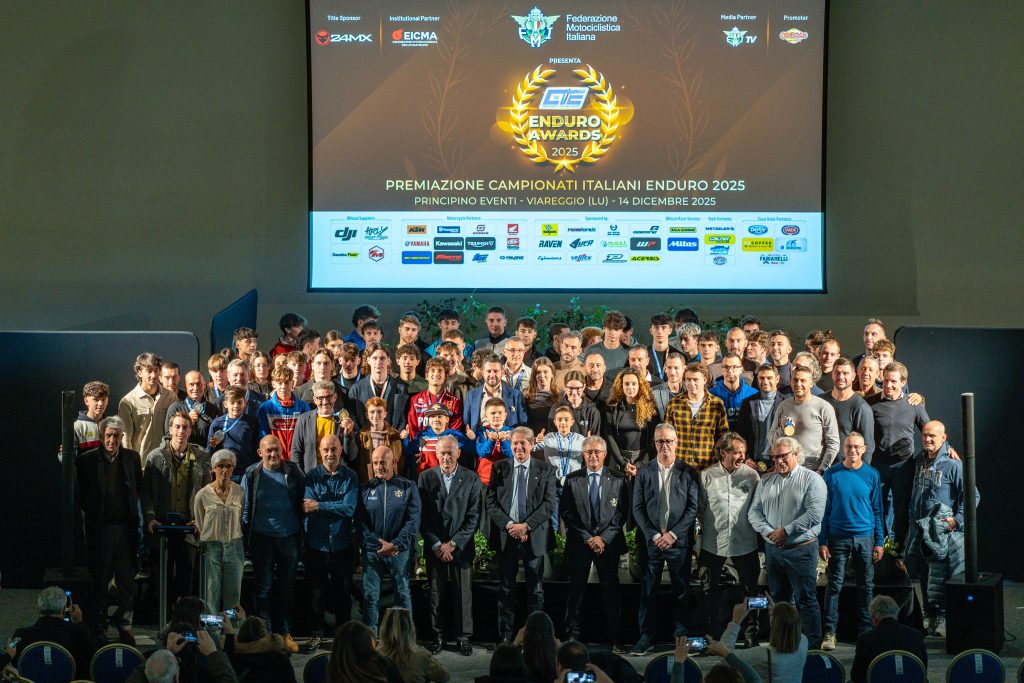 premiazioni dei Campionati Italiani di Enduro 2025