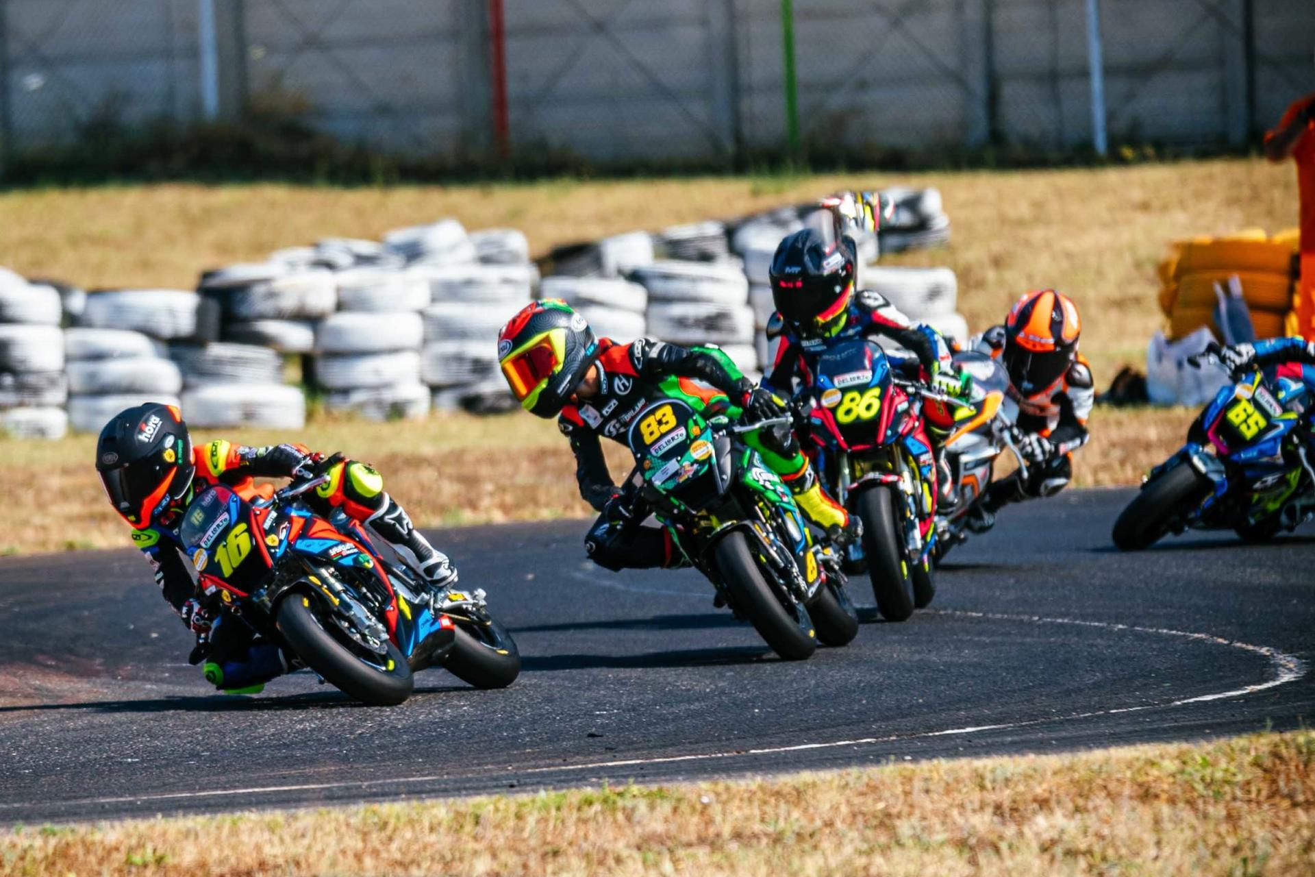 Samuele Rubbi — Campionato Italiano Minimoto 2026 Junior B - championship leader before Ortona